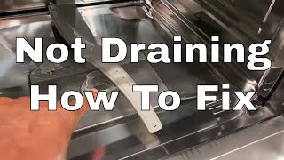 Bosch Dishwasher Not Draining Properly - How to Fix