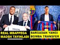 REAL MBAPPEGA MAOSH TAYINLADI, BARSADAN BOMBA TRANSFER , MAN CITY RASMAN REKORD XARID QILDI VA