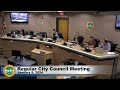 Regular city council meeting  192024