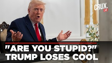 LIVE | Trump Lashes Out After Reporter Asks Why He Blamed Biden For Washington DC Shooting