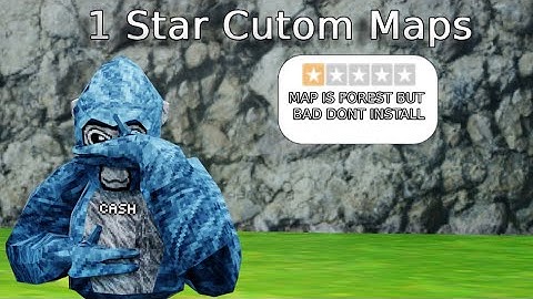 Testing 1 STAR Gorilla Tag custom map!