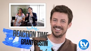 Grant Gustin watches one of his first THE FLASH interviews | TV Insider