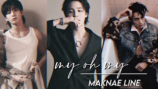 My oh my | maknake line edit 🫶🏻❤️‍🔥 #bts #jungkook #jimin #taehyung