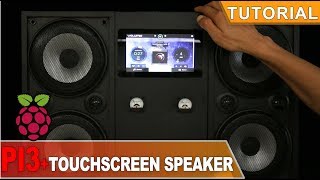 DIY hifi speaker system + touchscreen display using Rasspberry Pi3, X400 and Volumio