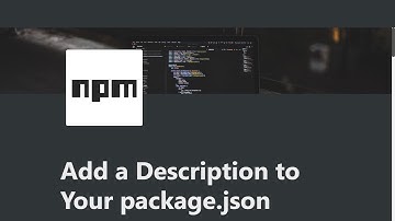 02 - Add a Description to Your package.json - Managing Packages with npm - freeCodeCamp Tutorial