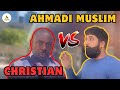 Ahmadi muslim debates christian preacher from africa