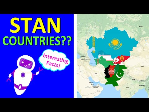 What are the stan countries? Interesting facts | Country flags | Central Asia | Fun Facts