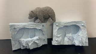 Making a Bronze Grizzly: Part 2: Making the mold