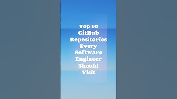 Top 10 GitHub Repositories👩‍💻👨‍💻