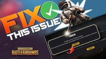 How to Fix "Modified Access To The Lobby Is Detected" Error on PC | Resolve PUBG Lobby Access Error