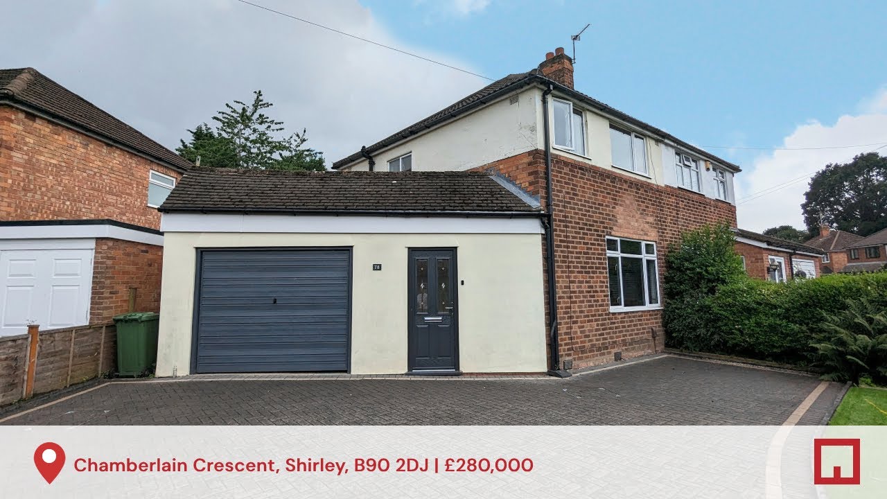 Virtual Viewing Chamberlain Crescent, Shirley, B90 2DJ YouTube