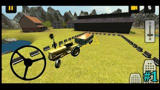 Classic Tractor 3D : Wheat_#1||Classic Tractor||Classic Tractor Android Gameplay FHD screenshot 5