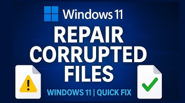 Quick Steps to Repair Corrupted Files on Windows 11 | Fix System Errors (2025 Guide)