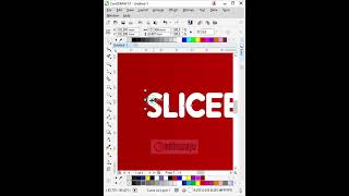 how to quickly create a slice text effect in coreldraw for beginners