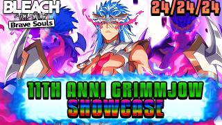 KING OF THE GAME! 11th Anniversary Grimmjow T24 Showcase in PvE  LBQ & GQ | Bleach Brave Souls screenshot 3