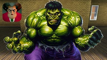 Scary Teacher 3D New Update Teacher Hulk Part 77 Gameplay Walkthrough (IOS ANDROID)