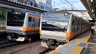 JR東日本中央快速線E233系H46編成各駅停車豊田行き西国分寺駅到着(2023/5/6)