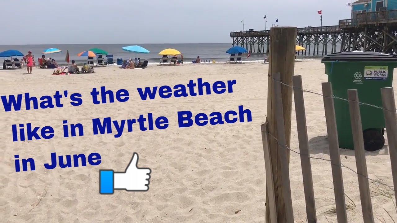 What's the weather like in Myrtle Beach in June YouTube