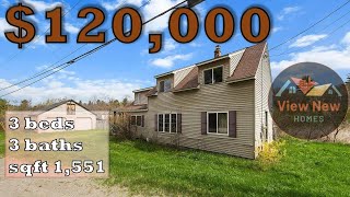 This 3-Bedroom Home Near Great Pond Might Be Maine’s Best Deal Yet! | Real Estate Tour