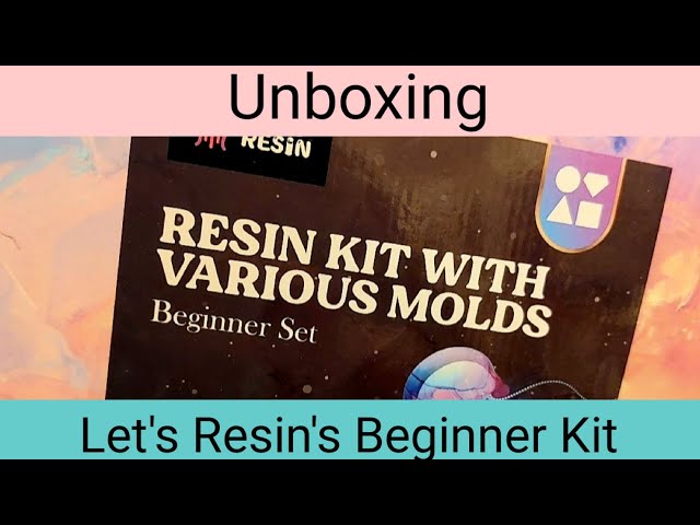 Let's Resin UV resin starter kit with light