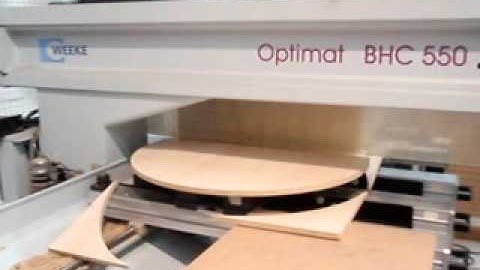 CNC Machine Homag weeke BHC 550 Optimat Woodworking Router