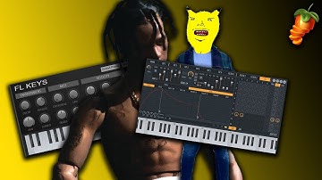 How To Make Bouncy Trap Beats For Travis Scott Using Sytrus And FL Keys | Quarantine Cook-ups #31