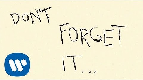 The Snuts – Don’t Forget It (Punk) (Official Lyric Video)