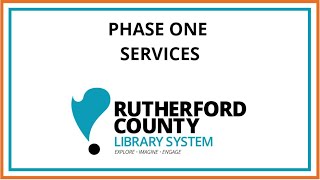PHASE 1 SERVICES