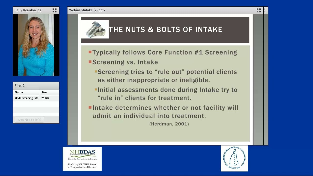 Core Function II: Understanding Intake