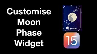How to Add a Moon Phase Widget on iOS 14 Part 2 - iPhone & iPad Tutorial screenshot 4