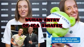 IGA SWIATEK WUHAN ENTRY AT WUHAN OPEN | Wuhan Open 2026: Tennis Players Arrival & Tour Entry 🎾🇨🇳