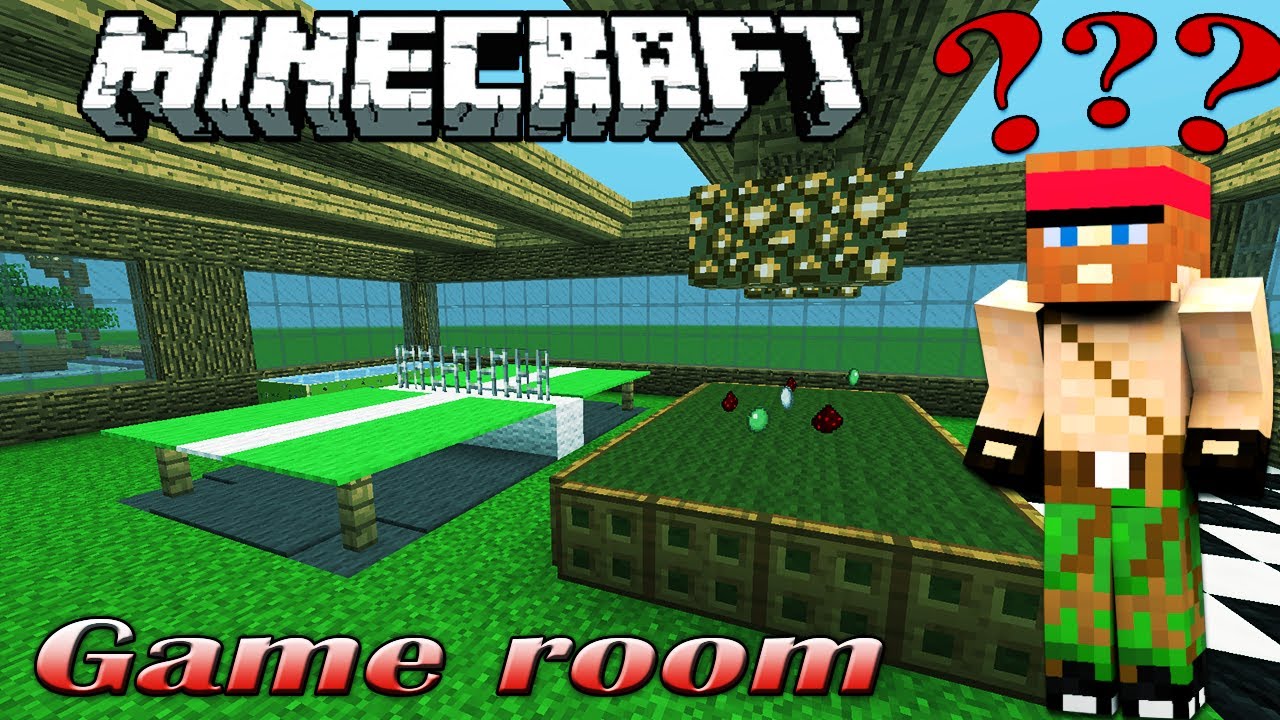  Minecraft  GAME  ROOM  Interactive Building 16 YouTube