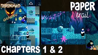 Paper Trail CHAPTER 1 & 2 Home & Cave FULL Walkthrough / All Achievements (All Origami Locations)