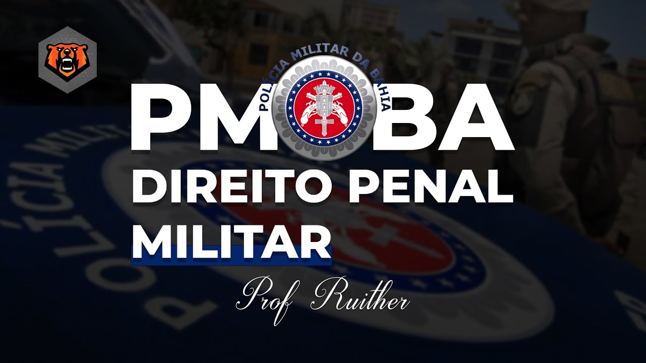 Concurso PMPB - Direito Penal Militar - Parte Especial - Prof. Ruither - Monster  Concursos 