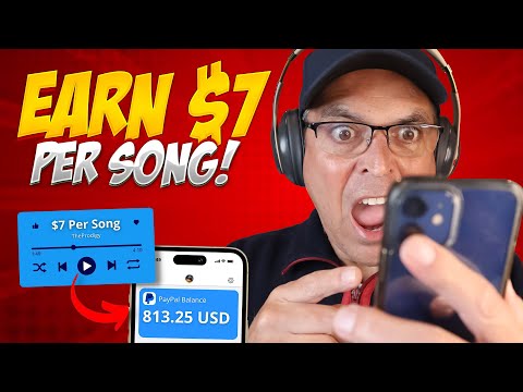 Get Paid $700 Just By Listening To Music (Earn $7 PER SONG) (Make Money Online From Home 2023)