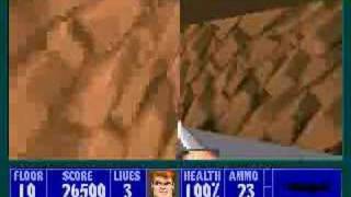 PC - Wolfenstein 3D - E4M10 100% Video