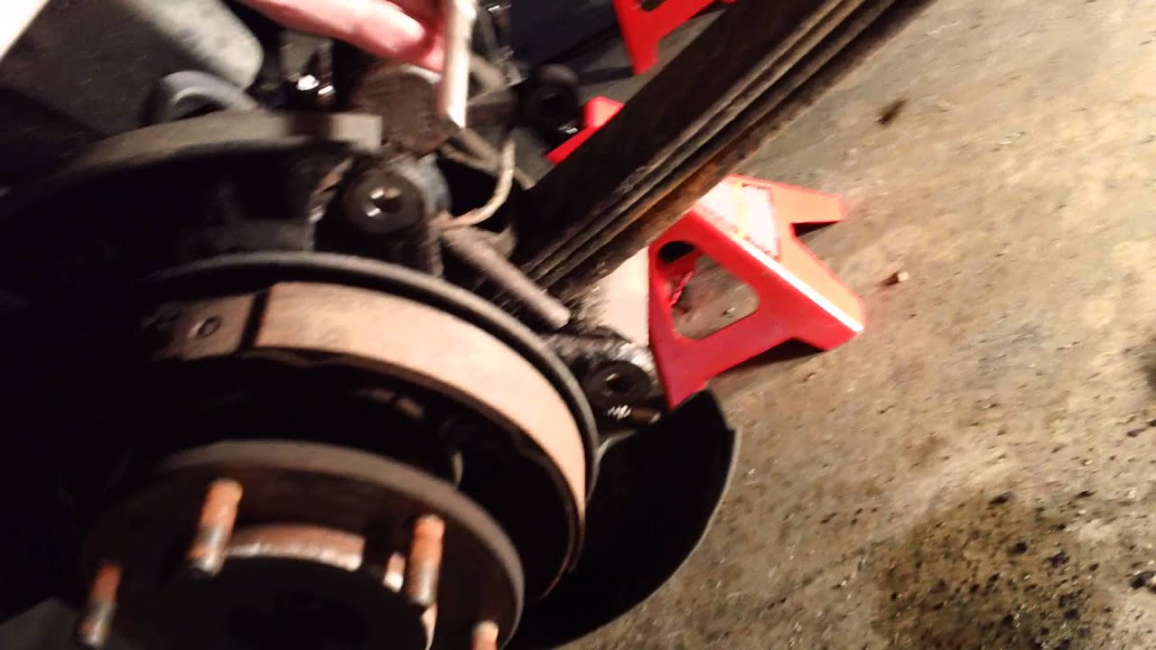 Rear Rotors & Brakes on 1995 Isuzu Rodeo Part 2 - YouTube