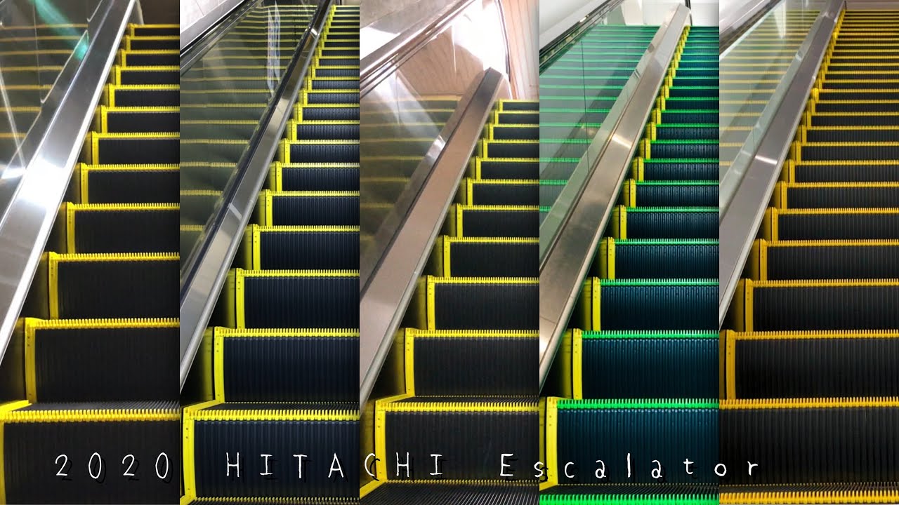 【新品】 2020年に完成した新しい日立エスカレーター総集編 全11機まとめ New Hitachi escalator omnibus completed in 2020