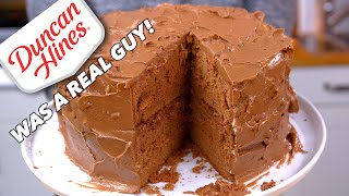 The Real Duncan Hines Chocolate Cake From Scratch - Old Cookbook Show