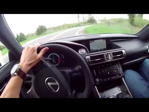 2014 Lexus IS 350 F Sport - WINDING ROAD POV Test Drive