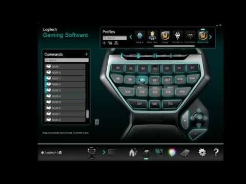 Logitech g13 pad Universal Setup for World of Warcraft