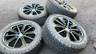Match Highlights 20” BMW X5 X6 matte black Style 748M with off-roading tires and TPMS - comment below if interested 
