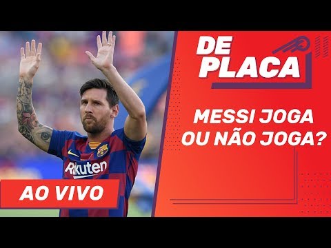 Estreia do BARCELONA, o campeão LIVERPOOL e pena reduzida de NEYMAR | De Placa ao vivo (17/09/2019)