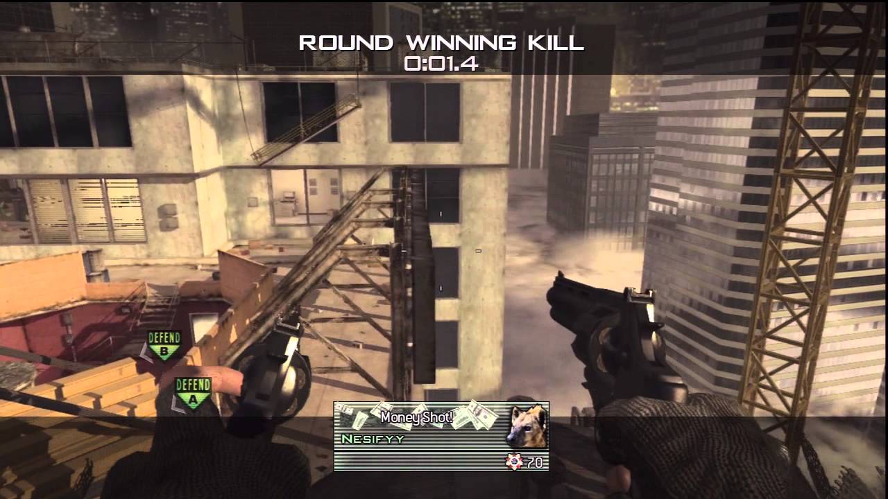 INSANE sick killcam on mw2 in private