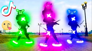 Tuzelity Shuffle 😎⭐️ Neon Mode 😱💥 Monster Tuzelity Dance Challenge