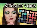 Summer Vibes MORPHE 35H HOT SPOT EYESHADOW PALETTE TUTORIAL