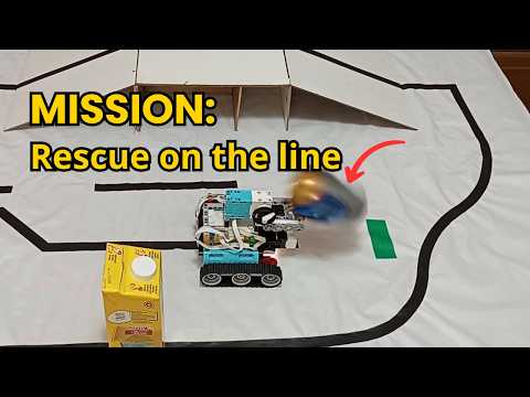 LEGO Line-Follower Robot: Obstacle Avoidance and Rescue (Real & Simulation)