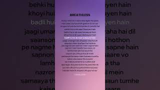 Breathless - Shankar Mahadevan , Javed Akhtar Resimi