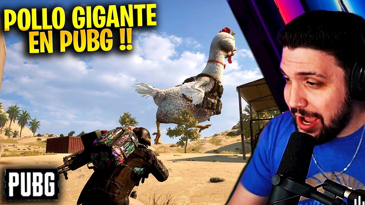 APARECE UN POLLO MONSTRUOSO en PUBG!! – TIRA AIRDROPS y TIENE CHALECO NIVEL 3!