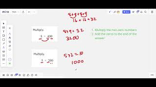Multiplication with trailing zeros problem type 1
